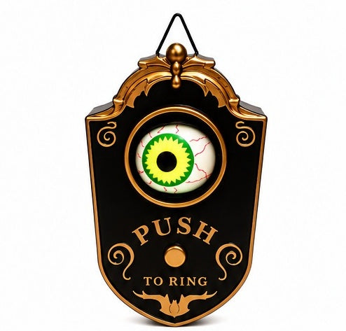 Eyeball Doorbell on a white background, front view