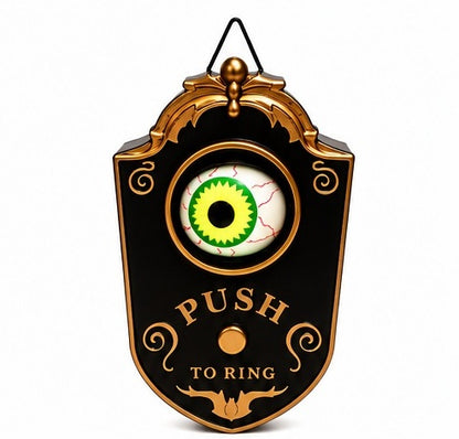 Eyeball Doorbell on a white background, front view